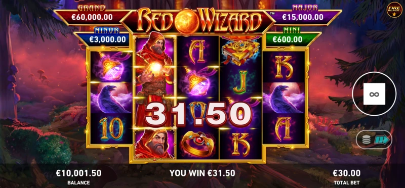Red Wizard Fire Blaze slot demo
