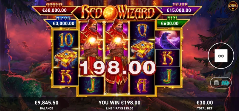 Red Wizard Slot logo